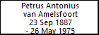 Petrus Antonius van Amelsfoort