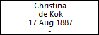 Christina de Kok