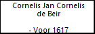 Cornelis Jan Cornelis de Beir