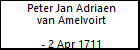 Peter Jan Adriaen van Amelvoirt
