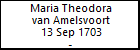 Maria Theodora van Amelsvoort