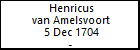 Henricus van Amelsvoort