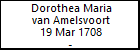 Dorothea Maria van Amelsvoort