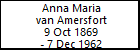 Anna Maria van Amersfort