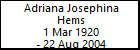 Adriana Josephina Hems