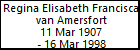 Regina Elisabeth Francisca van Amersfort