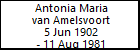 Antonia Maria van Amelsvoort