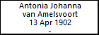 Antonia Johanna van Amelsvoort