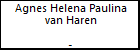 Agnes Helena Paulina van Haren