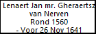 Lenaert Jan mr. Gheraertsz van Nerven