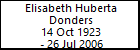 Elisabeth Huberta Donders