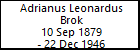 Adrianus Leonardus Brok