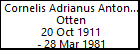 Cornelis Adrianus Antonius Maria Otten