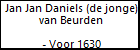 Jan Jan Daniels (de jonge) van Beurden