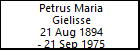 Petrus Maria Gielisse