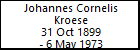 Johannes Cornelis Kroese