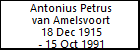 Antonius Petrus van Amelsvoort