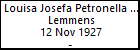 Louisa Josefa Petronella Maria Lemmens