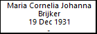 Maria Cornelia Johanna Brijker