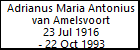 Adrianus Maria Antonius van Amelsvoort