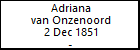 Adriana van Onzenoord