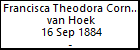 Francisca Theodora Cornelia van Hoek