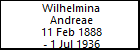 Wilhelmina Andreae