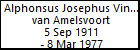 Alphonsus Josephus Vincentius van Amelsvoort