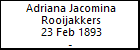 Adriana Jacomina Rooijakkers