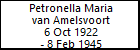 Petronella Maria van Amelsvoort