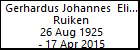 Gerhardus Johannes  Elisabert Ruiken