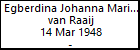 Egberdina Johanna Maria Henrica van Raaij