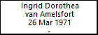 Ingrid Dorothea van Amelsfort