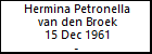 Hermina Petronella van den Broek