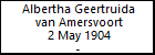 Albertha Geertruida van Amersvoort