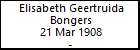 Elisabeth Geertruida Bongers