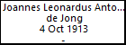 Joannes Leonardus Antonius Maria de Jong