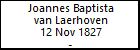 Joannes Baptista van Laerhoven