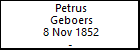 Petrus Geboers