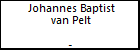 Johannes Baptist van Pelt
