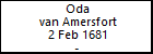 Oda van Amersfort