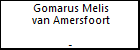 Gomarus Melis van Amersfoort