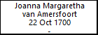 Joanna Margaretha van Amersfoort