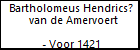 Bartholomeus Hendrics? van de Amervoert