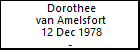 Dorothee van Amelsfort