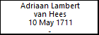 Adriaan Lambert van Hees