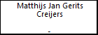 Matthijs Jan Gerits Creijers