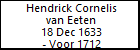 Hendrick Cornelis van Eeten