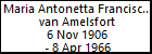 Maria Antonetta Francisca Joanna van Amelsfort