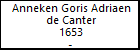 Anneken Goris Adriaen de Canter